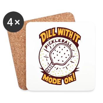 Dill With It - Coasters (set of 4) - white - Front