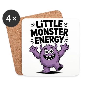 Little Monster Energy - Coasters (set of 4) - white - Front