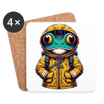 Urban Frog - Untersetzer (4er-Set) - Weiß - Vorne