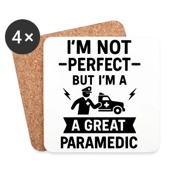 Super paramedic rescue - Coasters (set of 4) - white - Front