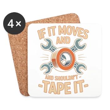 mechanic humor - Coasters (set of 4) - white - Front