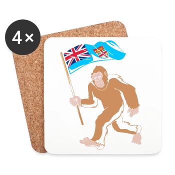 Fiji - Untersetzer (4er-Set) - Weiß - Vorne
