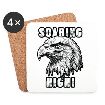 Aigle Royal Soaring High Liberté - Dessous de verre (lot de 4) - blanc - Devant