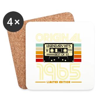Original 1965 Édition Limité - Dessous de verre (lot de 4) - blanc - Devant