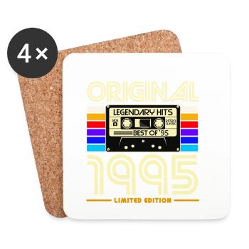 Originale limitierte Kassette von 1995 - Untersetzer (4er-Set) - Weiß - Vorne