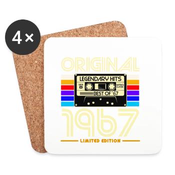 Original 1967 Limited Edition Retro - Coasters (set of 4) - white - Front