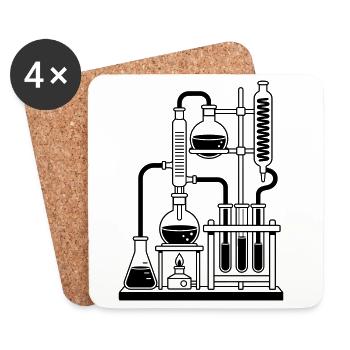 Laboratory - Coasters (set of 4) - white - Front