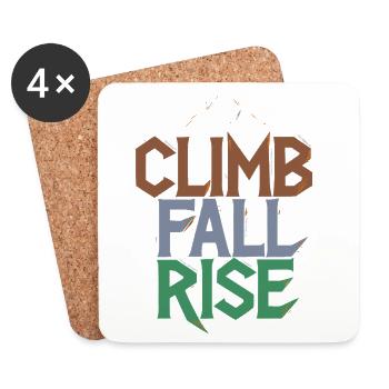 Climb Elevation - Coasters (set of 4) - white - Front