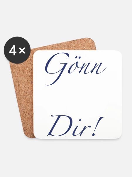 Goenndir - Untersetzer (4er-Set) - Weiß