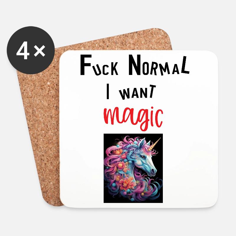 Magic - Untersetzer (4er-Set) - Weiß