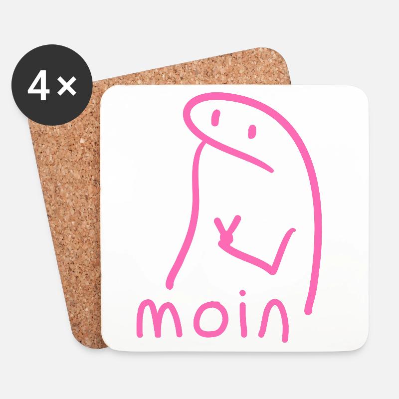 moin - Untersetzer (4er-Set) - Weiß
