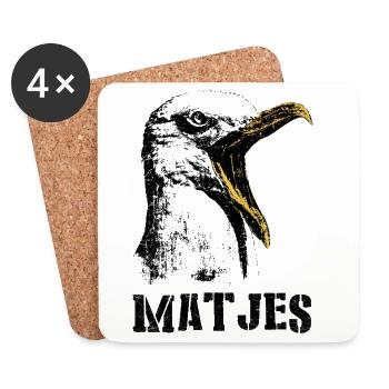 Matjes Seagull Coastal Holiday - Coasters (set of 4) - white - Front