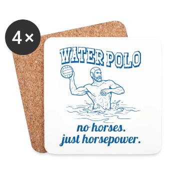 Water Polo with no horses. - Untersetzer (4er-Set) - Weiß - Vorne