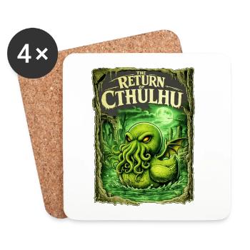Return of Cthulhu - Coasters (set of 4) - white - Front