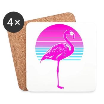 Pink Und Stolz Darauf - Untersetzer (4er-Set) - Weiß - Vorne