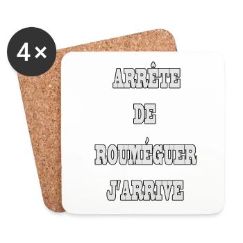 Expression Française rouméguer - Dessous de verre (lot de 4) - blanc - Devant