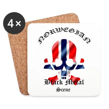 Norwegian Black Metal Scene - Coasters (set of 4) - white - Front