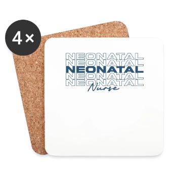 Nursing Neonatal Nurse Medical Nurses Stylish - Coasters (set of 4) - white - Front