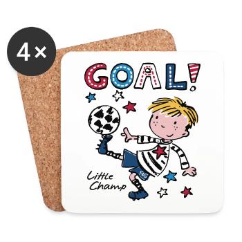 Petit Champ - Dessous de verre (lot de 4) - blanc - Devant
