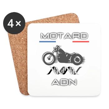 Biker - Coasters (set of 4) - white - Front