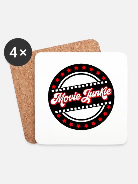 Utskiftbare farger | Filmjunkie - Brikker (sett med 4) - hvit