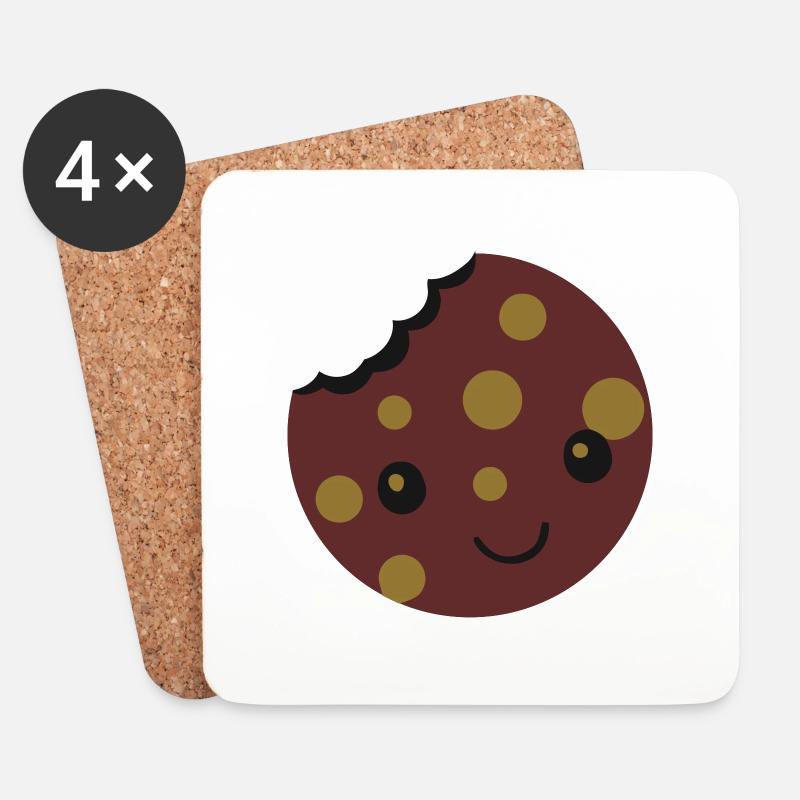 cookie - Untersetzer (4er-Set) - Weiß