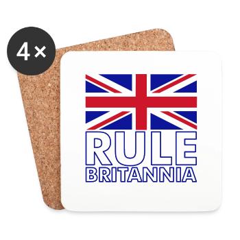 Rule Britannia - Coasters (set of 4) - white - Front