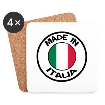 made in ITALIA - Untersetzer (4er-Set) - Weiß - Vorne