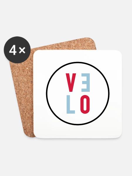 Velo - Untersetzer (4er-Set) - Weiß