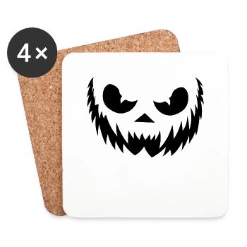 HalloweenV2 - Coasters (set of 4) - white - Front