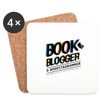 BookBlogger - Coasters (set of 4) - white - Front