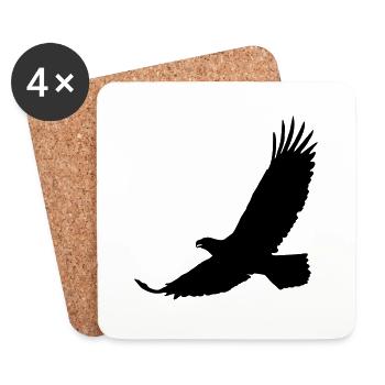 eagle - Untersetzer (4er-Set) - Weiß - Vorne