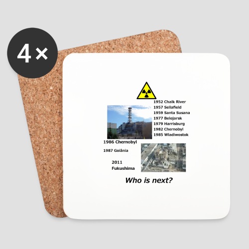 no nuclear button Who is next? - Coasters (set of 4)
