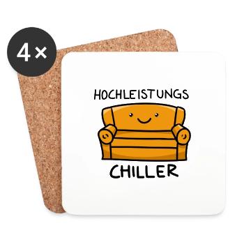 Chiller - Untersetzer (4er-Set) - Weiß - Vorne