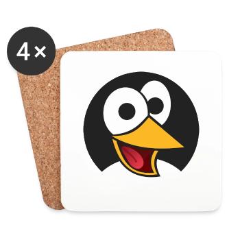 penguin102 - Coasters (set of 4) - white - Front