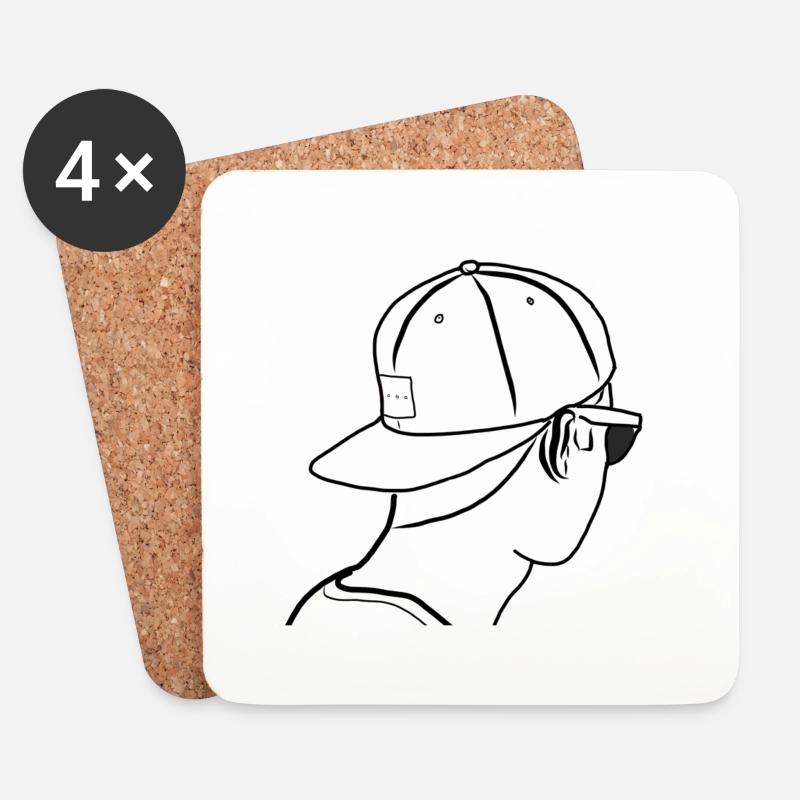 Paaascal - Untersetzer (4er-Set) - Weiß