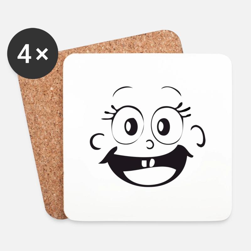 kids - Untersetzer (4er-Set) - Weiß