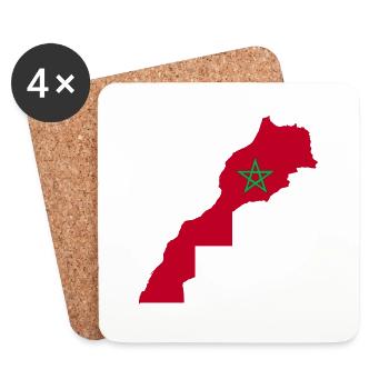 Morocco - Coasters (set of 4) - white - Front