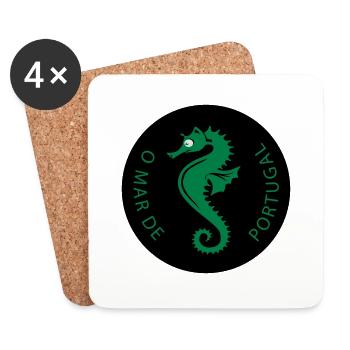 Seahorse of Portugal - Untersetzer (4er-Set) - Weiß - Vorne