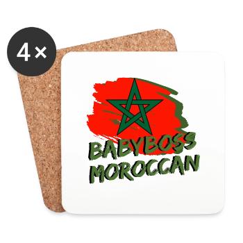 baby maroc BABYBOSS MOROCCAN - Dessous de verre (lot de 4) - blanc - Devant