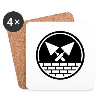 maurer_1__f1 - Coasters (set of 4) - white - Front