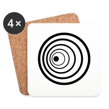 Doppler Effect Physicist Sitcom Big Bang Big Bang Uni - Coasters (set of 4) - white - Front