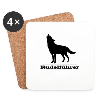 rudelfuehrer - Dessous de verre (lot de 4) - blanc - Devant