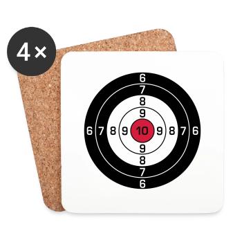 Target - Coasters (set of 4) - white - Front
