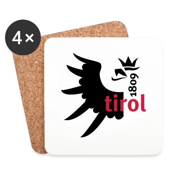 Tiroler Adler · Tyrol 1809 - Coasters (set of 4) - white - Front