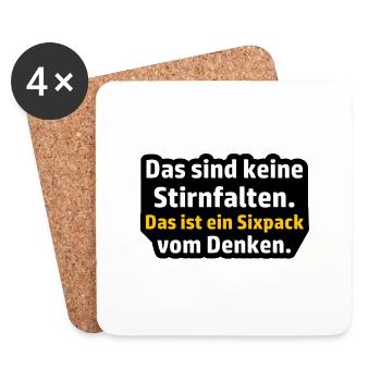 Funny saying - Coasters (set of 4) - white - Front