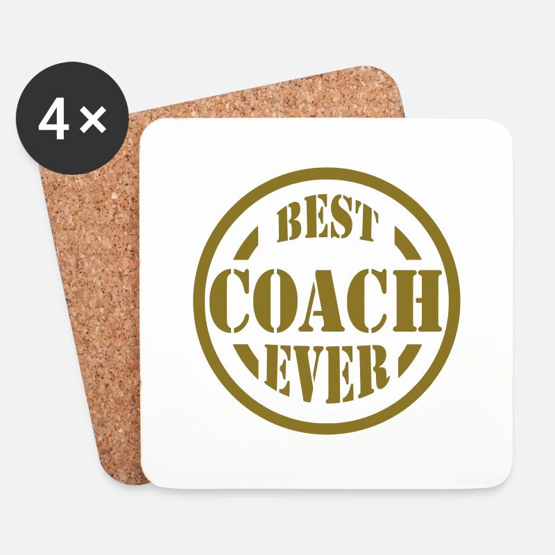 Coach - Untersetzer (4er-Set) - Weiß