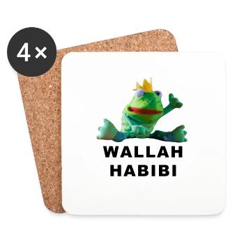 Habibi - Untersetzer (4er-Set) - Weiß - Vorne