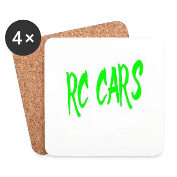 RC CARS - Dessous de verre (lot de 4) - blanc - Devant