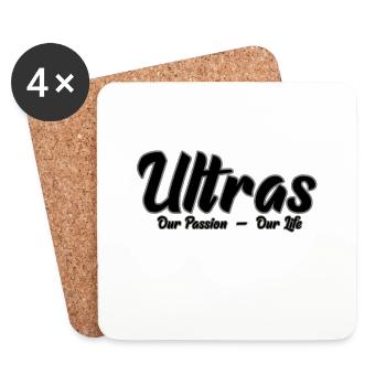 Ultras - Coasters (set of 4) - white - Front